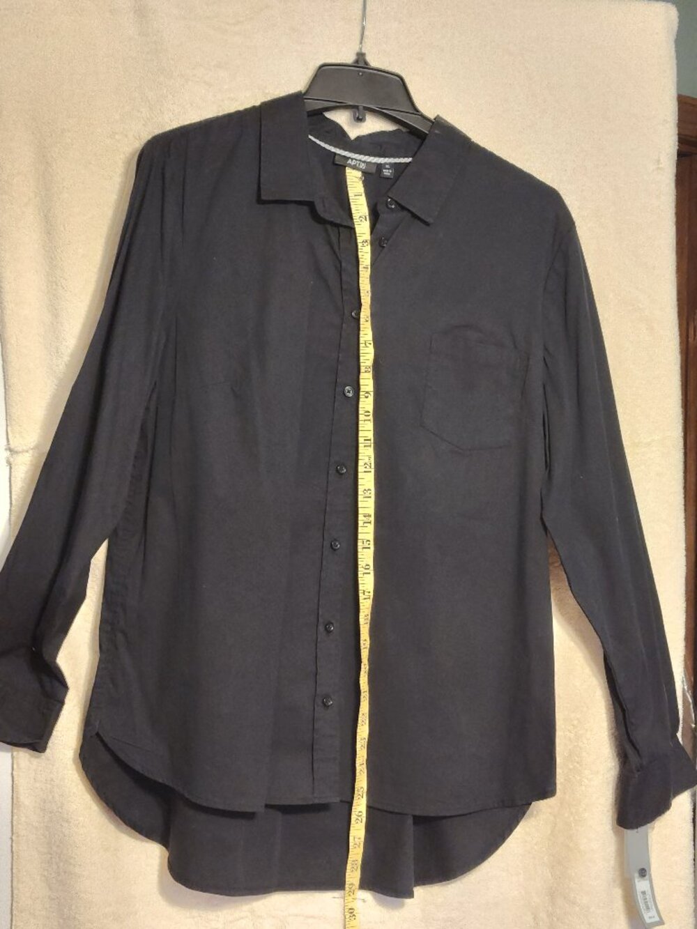 Apt9 Black Long Sleeve shirt NWT XL